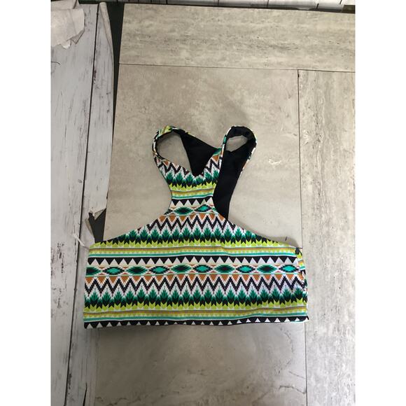 Issa de 'mar Women's Tribl Instincts Reversible Crop Bikini Top Size Medium - Picture 1 of 3